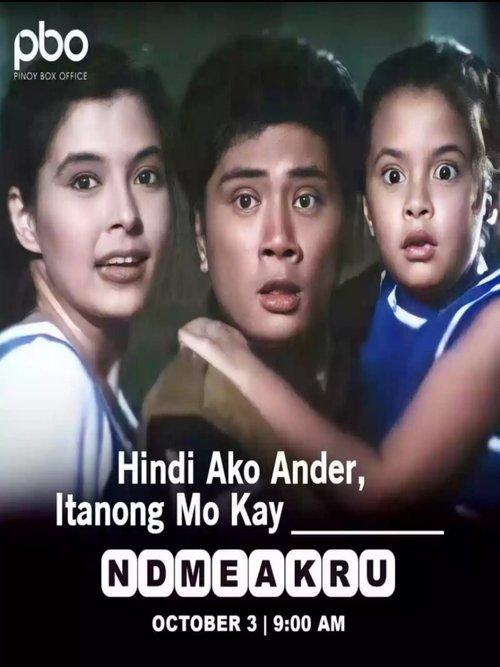 Hindi Ako Ander, Tanong Mo Kay Kumander 1996 official movie poster