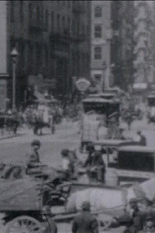 Scene on Lower Broadway 1902 official movie poster