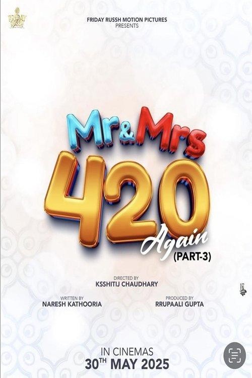Mr & Mrs 420 Again 2025 official movie poster