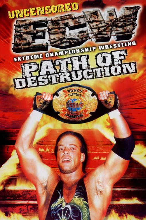 ECW Path of Destruction 2000 official movie poster