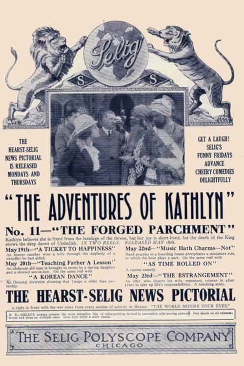 The Forged Parchment 1914 official movie poster
