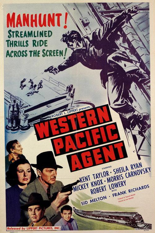 Western Pacific Agent 1950 official movie poster