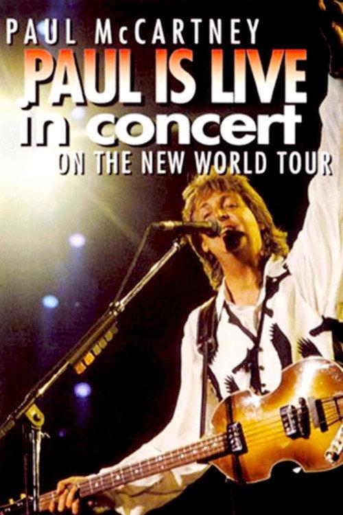 Paul is Live in Concert on The New World Tour 1994 official movie poster