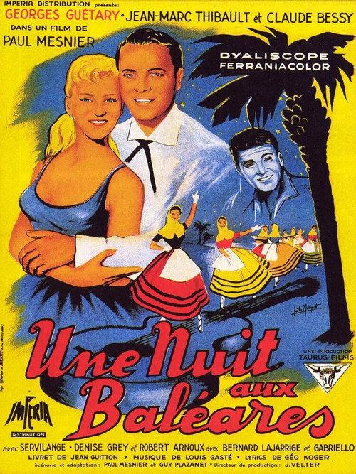 A Night in the Balearics 1957 official movie poster