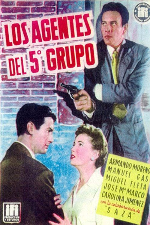Los agentes del 5º grupo 1955 official movie poster