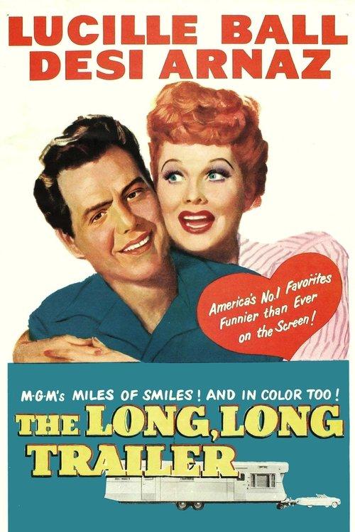 The Long, Long Trailer 1954 official movie poster