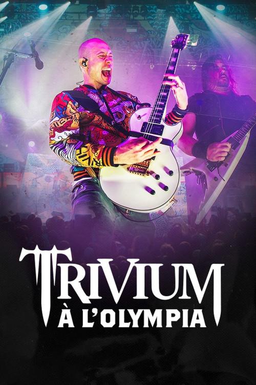 Trivium à l'Olympia 2024 official movie poster