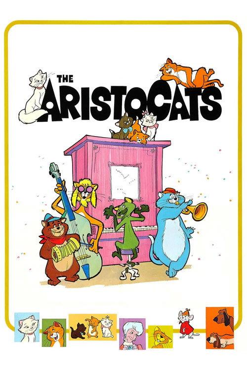 The Aristocats 1970 official movie poster