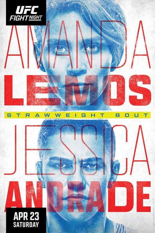 UFC Fight Night 205: Lemos vs. Andrade 2022 official movie poster