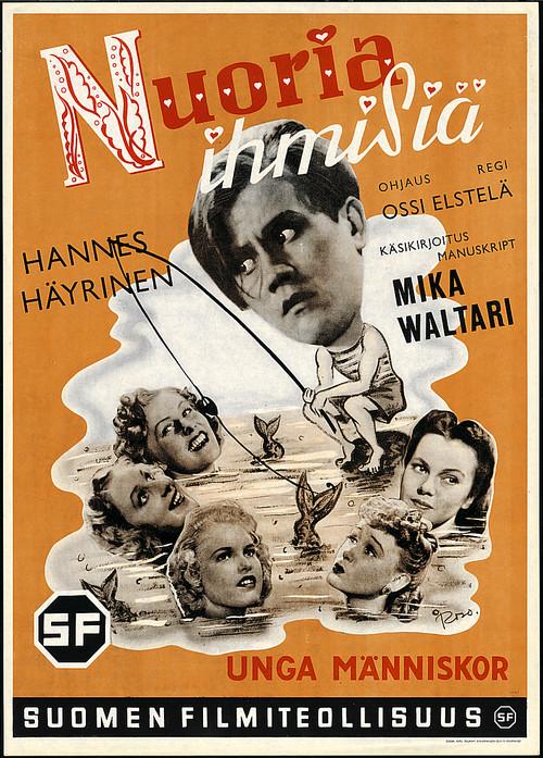 Nuoria ihmisiä 1943 official movie poster