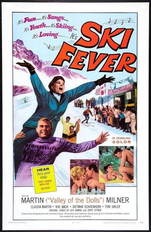 Ski Fever 1966 official movie poster