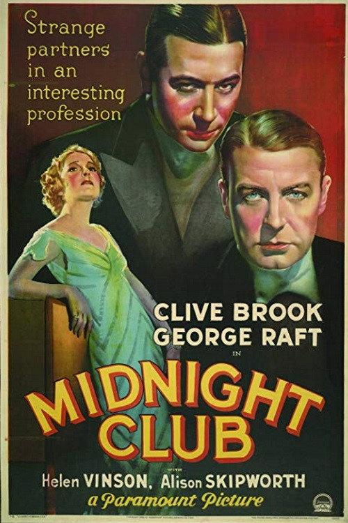 Midnight Club 1933 official movie poster