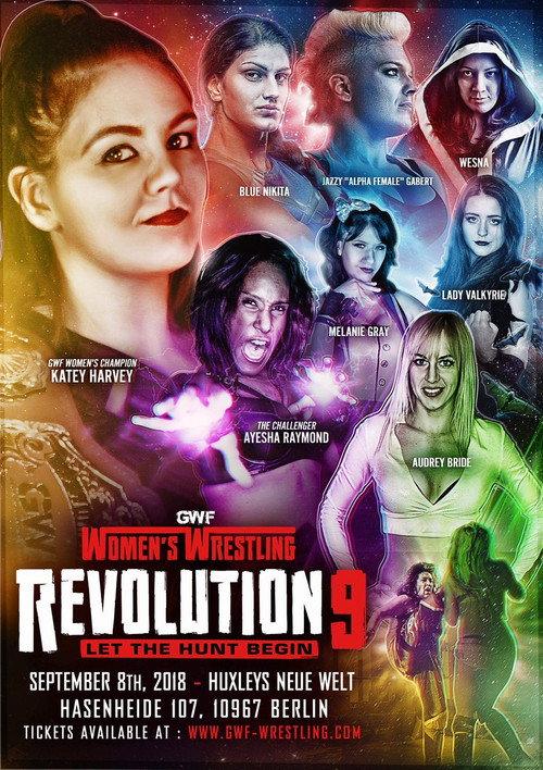 GWF Women's Wrestling Revolution 9: Let The Hunt Begin 2018 official movie poster