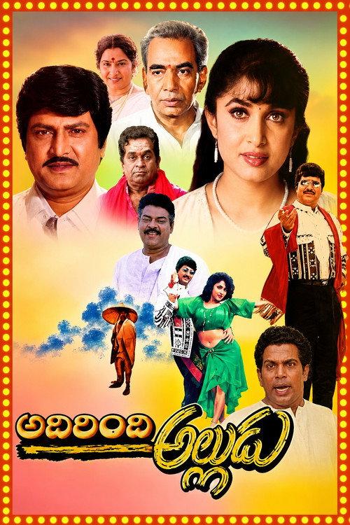 Adirindi Alludu 1996 official movie poster