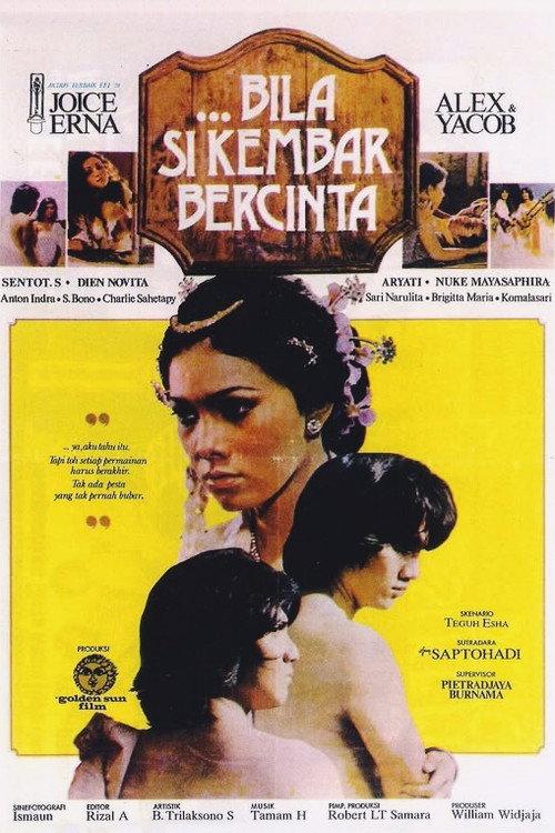 When the Twins Fall In Love 1977 official movie poster