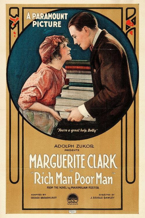 Rich Man, Poor Man 1918 official movie poster