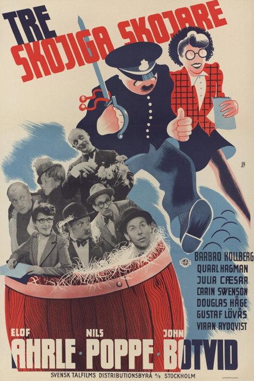 Tre skojiga skojare 1942 official movie poster