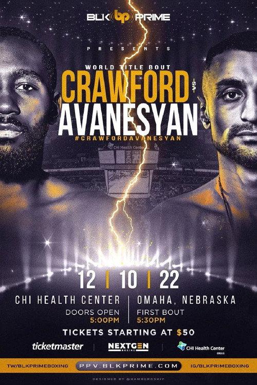 Terence Crawford vs. David Avanesyan 2022 official movie poster