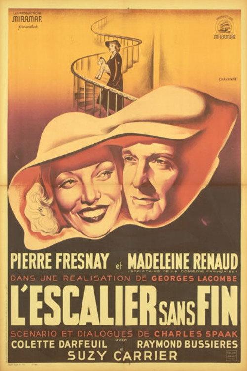 L'Escalier sans fin 1943 official movie poster