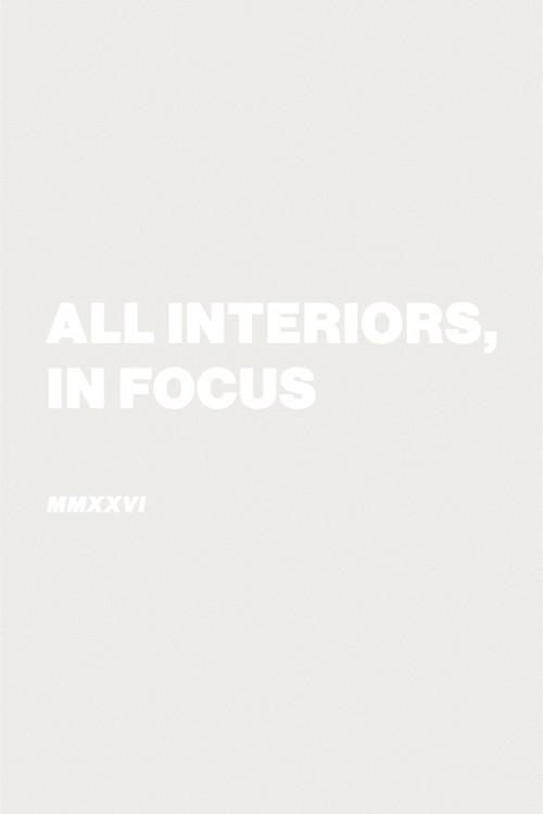 All Interiors, In Focus 2026 official movie poster