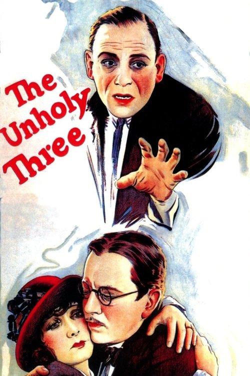 The Unholy Three 1925 official movie poster