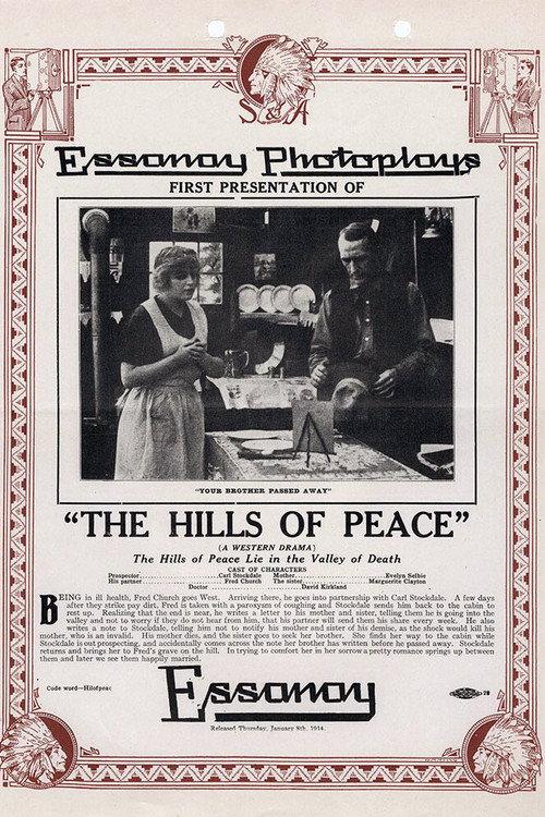 The Hills of Peace 1914 official movie poster