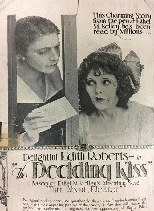 The Deciding Kiss 1918 official movie poster