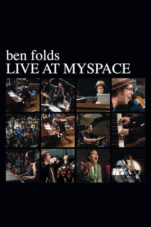 Ben Folds: Live at MySpace 2007 official movie poster