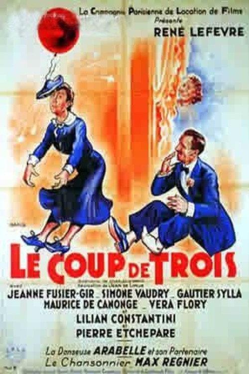 Le coup de trois 1936 official movie poster