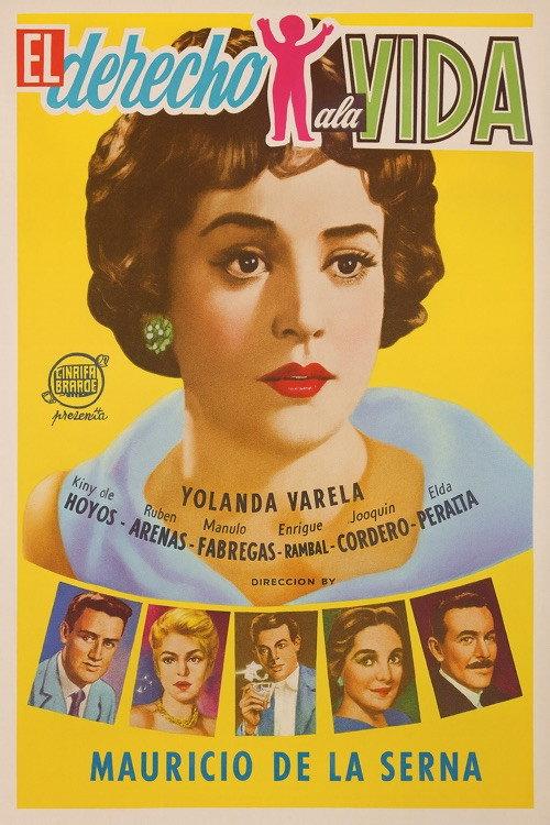 El derecho a la vida 1959 official movie poster