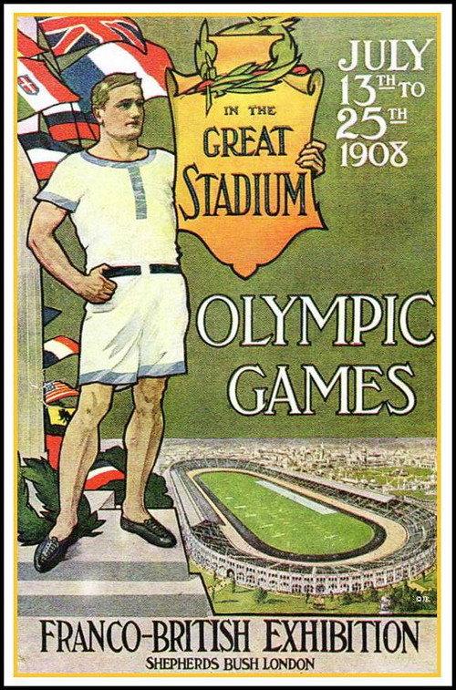 Olympic Games 1908 official movie poster