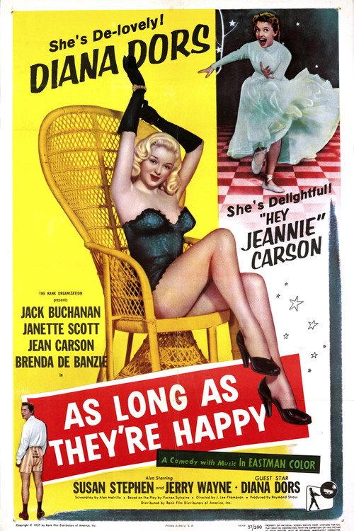 As Long as They're Happy 1955 official movie poster
