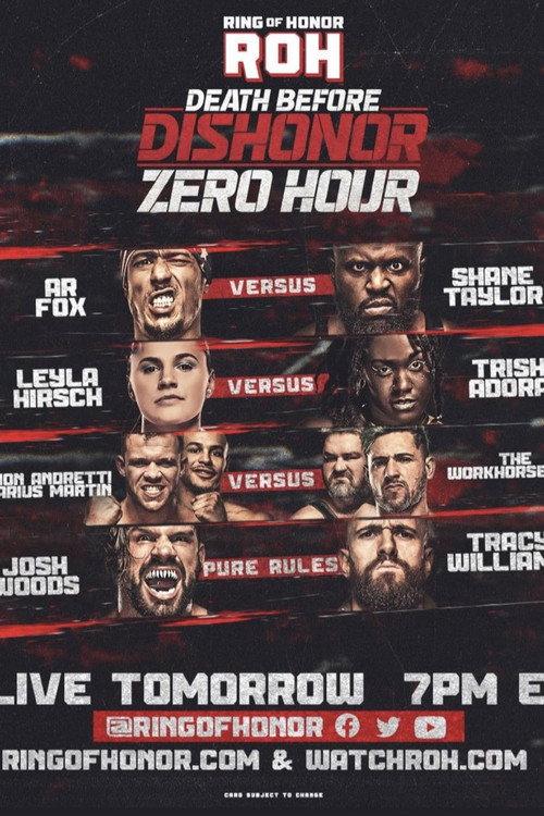 ROH: Death Before Dishonor Zero Hour 2023 official movie poster