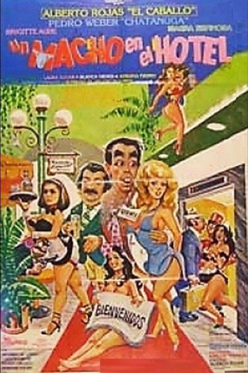 Un Macho en el Hotel 1989 official movie poster