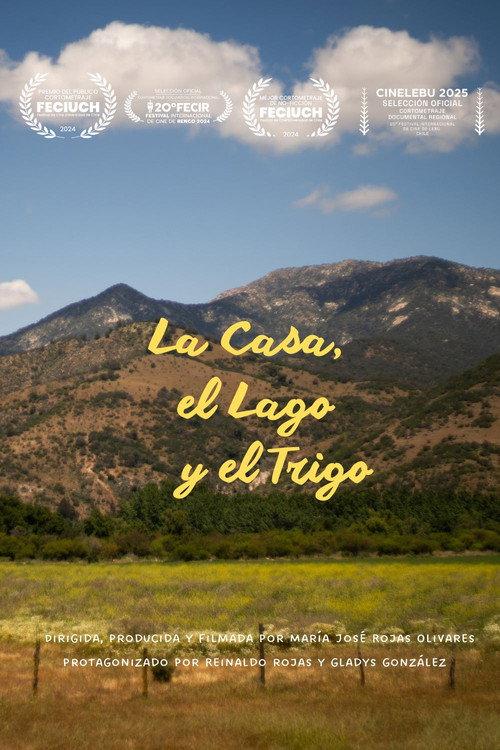 La casa, el lago y el trigo 2024 official movie poster