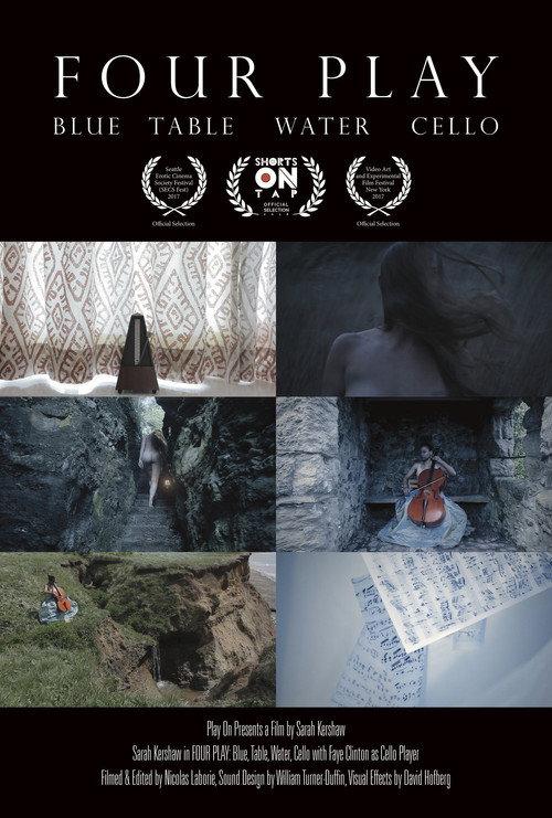 Four Play - Blue, Table, Water, Cello 2017 official movie poster
