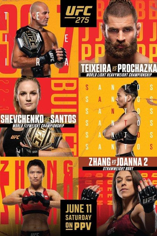 UFC 275: Teixeira vs. Prochazka 2022 official movie poster