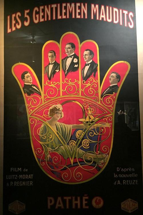 The Five Accursed Gentlemen 1920 official movie poster