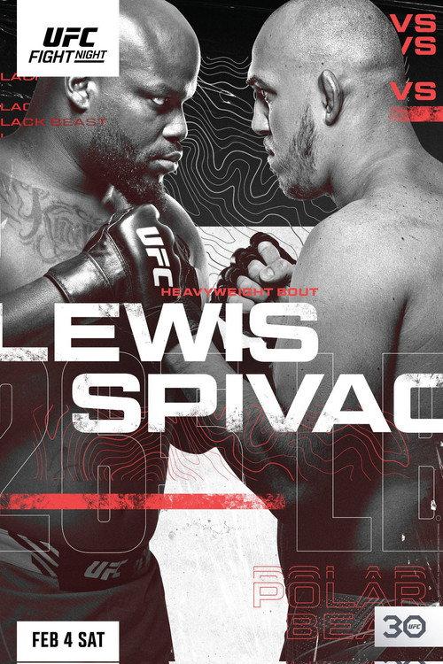 UFC Fight Night 218: Lewis vs. Spivac 2023 official movie poster