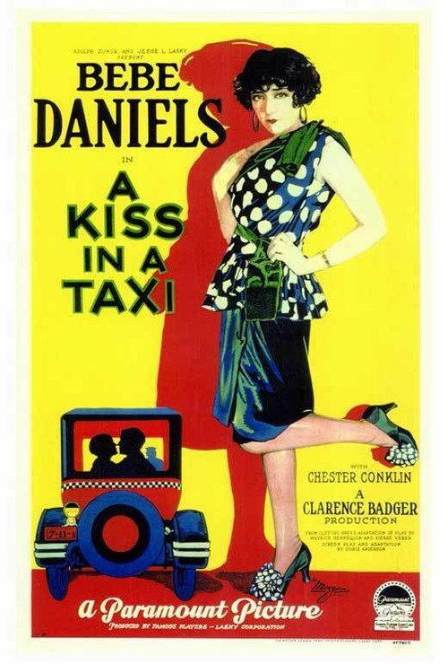 A Kiss in a Taxi 1927 official movie poster