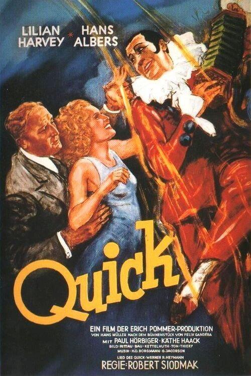 Quick 1932 official movie poster