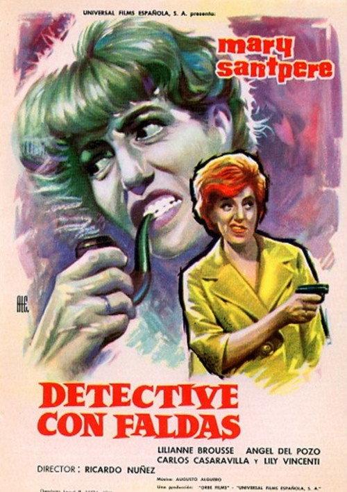 Detective con faldas 1962 official movie poster