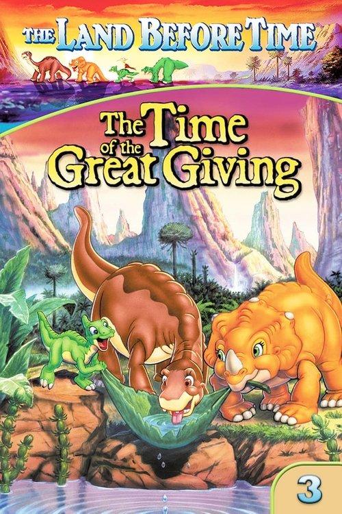The Land Before Time III: The Time of the Great Giving 1995 official movie poster