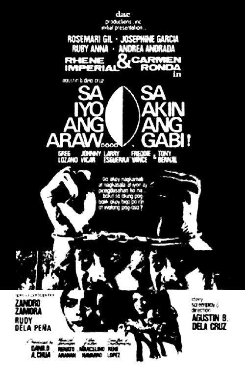 Sa Iyo ang Araw.... Sa Akin ang Gabi! 1978 official movie poster