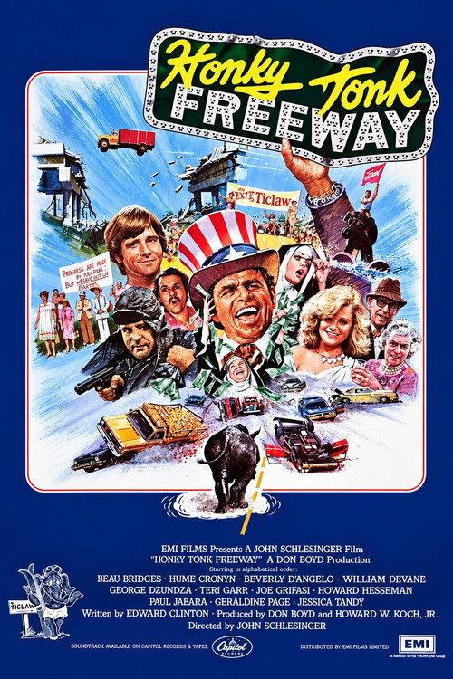 Honky Tonk Freeway 1981 official movie poster