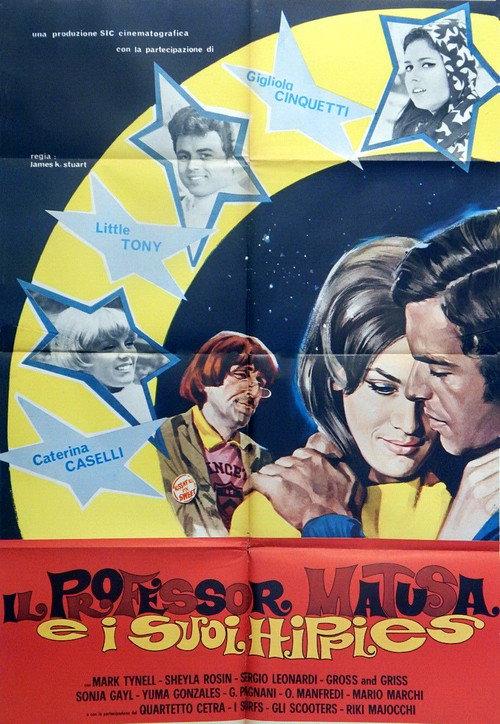 Il professor Matusa e i suoi hippies 1968 official movie poster