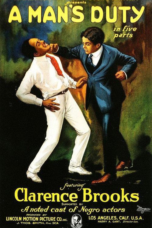 A Man's Duty 1919 official movie poster