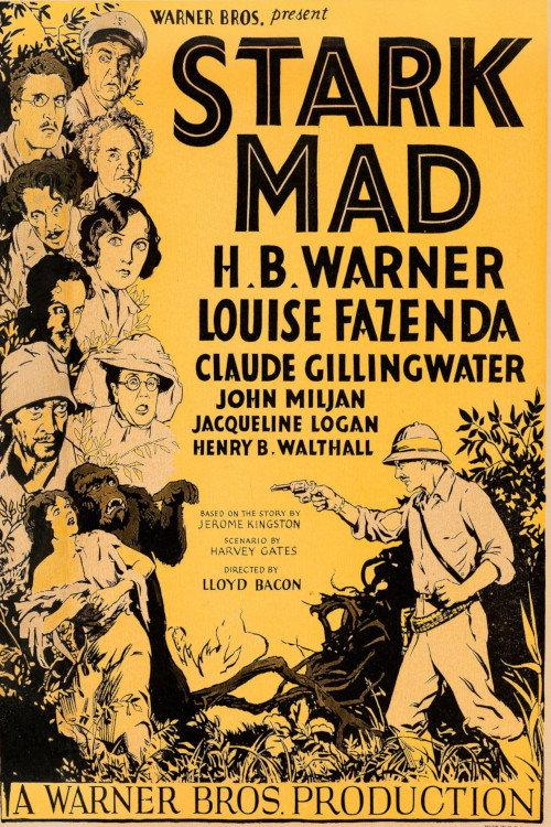 Stark Mad 1929 official movie poster