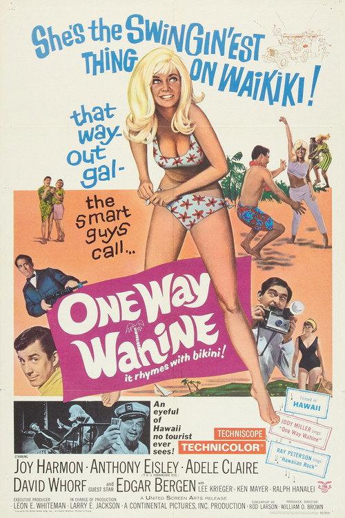 One Way Wahine 1965 official movie poster