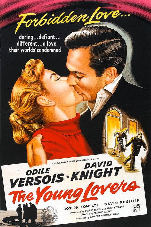 The Young Lovers 1954 official movie poster